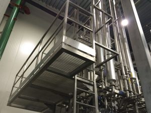 Industriele bordessen. Metaalwerken en staalconstructies. RVS, Staal & Aluminium West Vlaanderen